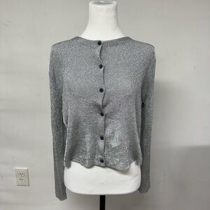 Zara NWT Shimmer Cardigan
